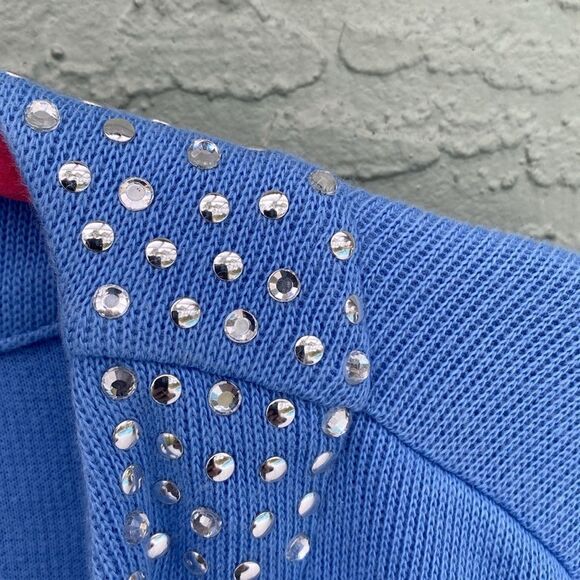 Quacker Factory Jeanne Bice Sparkle  & Shine 2 In 1 Knit Carigan & Cami - Picture 7 of 12